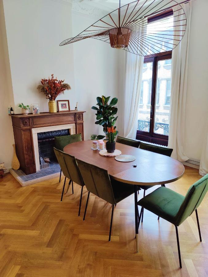 Traditional Chic, High Ceilings' Apt Aircos And Garage Antwerp Exterior photo